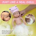 OtardDolls 33cm Reborn Baby Dolls Silicone Full Body Girl Lifelike Handmade Painted Dolls Silicone Reborn Babies for Kids