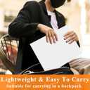 25Pcs White File Folders with Pockets and Business Card Holder,2 Pocket Folders for School,Home or Office,Durable Heavy Duty File Folders