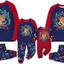 Harry Potter Family Christmas Matching Pajamas Sets Xmas Pjs Top and Pant Set for Kids Couples (Multi-color-1)