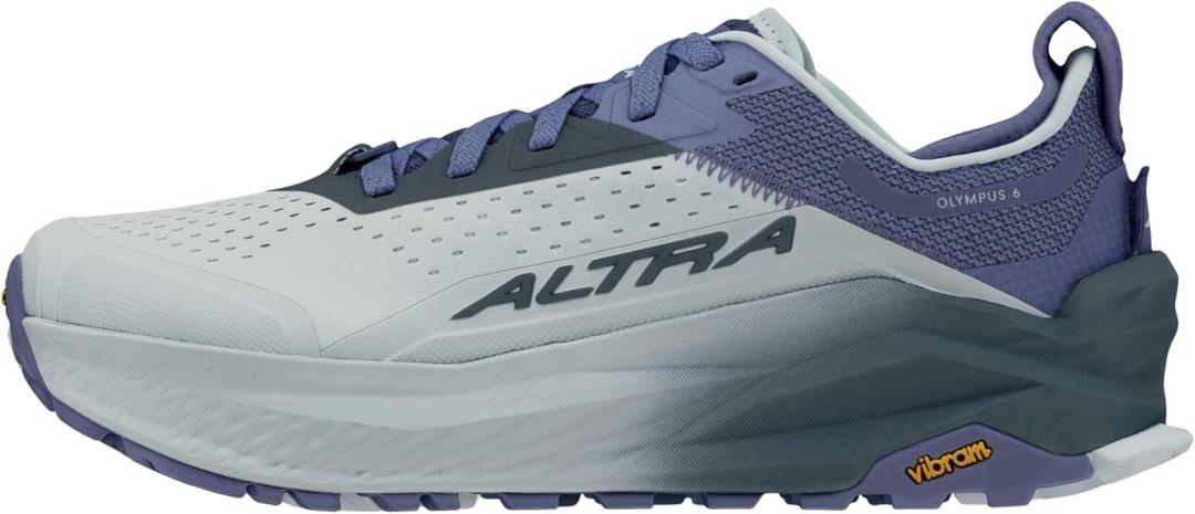 ALTRA Women's Olympus 6 Trail Running Shoe (8.5, Gray/Blue)