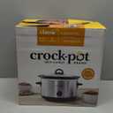 Crock-Pot 4.5 Quarts Manual Design Series Slow Cooker with 3 Manual Heat Settings Cooks Meals for 4 Plus People with Removable Stoneware Bowl, Silver