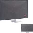 Monitor Dust Cover 24 inch Anti-Static Dustproof LCD/LED/HD Panel Case Computer Screen Protective Sleeve Compatible with iMac 24 inch PC, Desktop and TV, Black