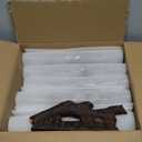 Electric Fireplace Wall Fireplace Recessed Electric Fireplace Synthetic Resin Decoration Electric Transparent Logs Flame Suitable for 50" Electric Fireplaces 5pcs logs