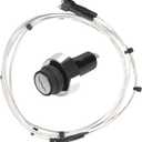 SafBbcue 66354 Grill Igniter Kit for Weber GS4 Genesis II 310/315 Series Gas Grills Parts(2017 and Newer),fit Genesis II E/S-310,E/S-315,CE-310,SE-310,SE-315 Electronic Ignitor Switch 66220 Set (Black)