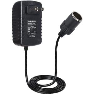 AC to DC Converter 12V 24W Car Cigarette Lighter Socket, 100-240V to 12V 2A AC/DC Power Adapter Power Supply Transformer US Plug(NOT for Vacuum Cleaner Air Compressor Air Pump Inflator)