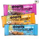 Bobo's Dipp’d Bars Variety Pack, Original Chocolate Chip (10 bars), Peanut Butter Chocolate Chip (10 bars) and Double Chocolate (10 bars) (30 ct Case), Healthy Everyday Snack
 BB May 5/ 2026