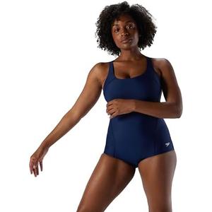 speedo Women's Swimsuit One Piece PowerFlex Princess Seam Ultraback Conservative Cut (Size 4)