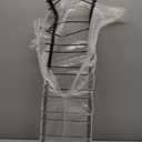 Xverycan Wine Glass Rack Under Cabinet, 8 Row Extreme Large Stemware Hanger, Metal Wine Goblet Holder, DIY Bar Glass Storage Rack for Bar Counter, Kitchen, Screws Included (Black)