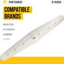 PartsBroz Middle Spray Arm Kit 675808 - Compatible With Whirlpool Kenmore KitchenAid Dishwasher - Replaces 679719 AP3115182 PS382824 3378147 3379644 9742989 9742992 9742995 9743210 675808C2 675808VP