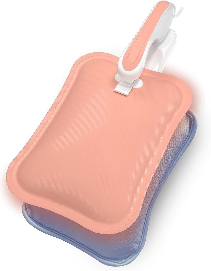 Premium Electric Hot Water Bag, Dual Insulation Silicon Technology, 6 Layers of Protection