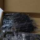 Ravinte 20 Pack Solid 3 Inch Center to Center Slim Square Bar Drawer Handles Kitchen Cabinet Handles Black Drawer Pulls Kitchen Cabinet Hardware Kitchen Handles Matte Black Cabinet Pulls