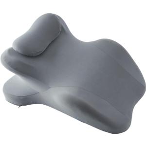 Reading Pillow for Watching tv and Reading in Bed,Ergonomic Wedge Pillow Prone Position with Support More Comfortable (Gray, One Size)