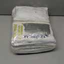 24 Pack Silver Metallic Foil Fringe Curtains, 3.2ft x 8.2ft Foil Fringe Curtain Backdrop Foil Streamers Party Supplies Tinsel Curtain Backdrop for Parties/Birthday/Halloween/Photo Booth