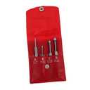 4pcs Telescopic Bore Gauge T-bore Hole Measuring Tools Construction Range with Pouch for Accurate Depth Measurement and Quality Assurance