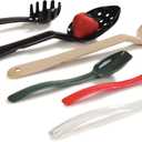 Carlisle FoodService Products Plastic Solid Spoon, 9 Inches, Red, 0.5 oz (Pack of 12)