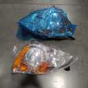 Headlights Assembly for 2005 2006 Honda CR-V 4-Door Sport Halogen Headlamp Replacement, High/Low Beam W/Bulbs, Driver & Passenger Side