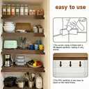 Wire Rack Covers 5 PcsShelf Covers for Wire Shelving, Durable Shelves Cover, Easy Install for Pantry, Kitchen (24 * 12")
