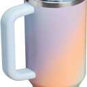 STANLEY Quencher ProTour Flip Straw Tumbler with Leakproof Lid 40 oz | Built-In Straw & Handle | Cupholder Compatible for Travel | Insulated Stainless Steel Cup | BPA-Free | Sunrise Spiral