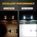 AUXLIGHT 881 889 886 894 862 896 898 LED Fog Light Bulbs 6000K Xenon White, Super Bright High Power COB Chips LED Fog Daytime Running Lights DRL Bulbs Replacement for Cars, Trucks (Pack of 2)