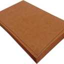 Jtnohx Stiff Felt Sheets, 32 Pcs Felt Fabric, 7"11.3" Color Felt for Crafts, Craft Felt Square for for Sewing Embroidery Handwork and Festivals Party (Brown)