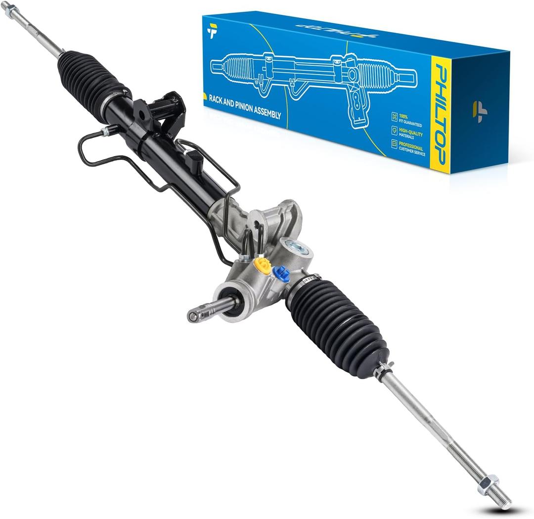 PHILTOP Power Steering Rack and Pinion Compatible with Patriot 2011-2017 2.0L 2.4L 4WD, Compass 2011-2017 2.0L 2.4L 4WD, Patriot & Compass 2007-2010 All Models, Hydraulic Rack & Pinion Replace 22-3020