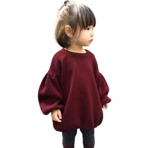 GRNSHTS Baby Girls Loose Long Sleeve Knit Sweater (12-18 Months)