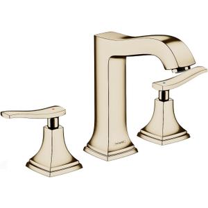 hansgrohe Metropol Classic Classic 2-Handle 3-Hole 8-inch Tall Bathroom Sink Faucet in Polished Nickel, 31331831