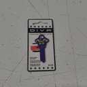 Hillman Diva Butterfly & Flowers House/Office Universal Key Blank Single Sided