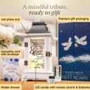 Memorial Lantern with Photo Frame & Keepsake Drawer | Ready-to-Gift Box