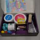 Dan&Darci Bath Bomb Making Kit for Kids - Kid Crafts Science Project - Gifts for Girls and Boys - Craft Activity Gift for Age 6, 7, 8, 9, 10, 11 & 12 Year Old Girl - Makes 10 Baths Bombs Fizzies