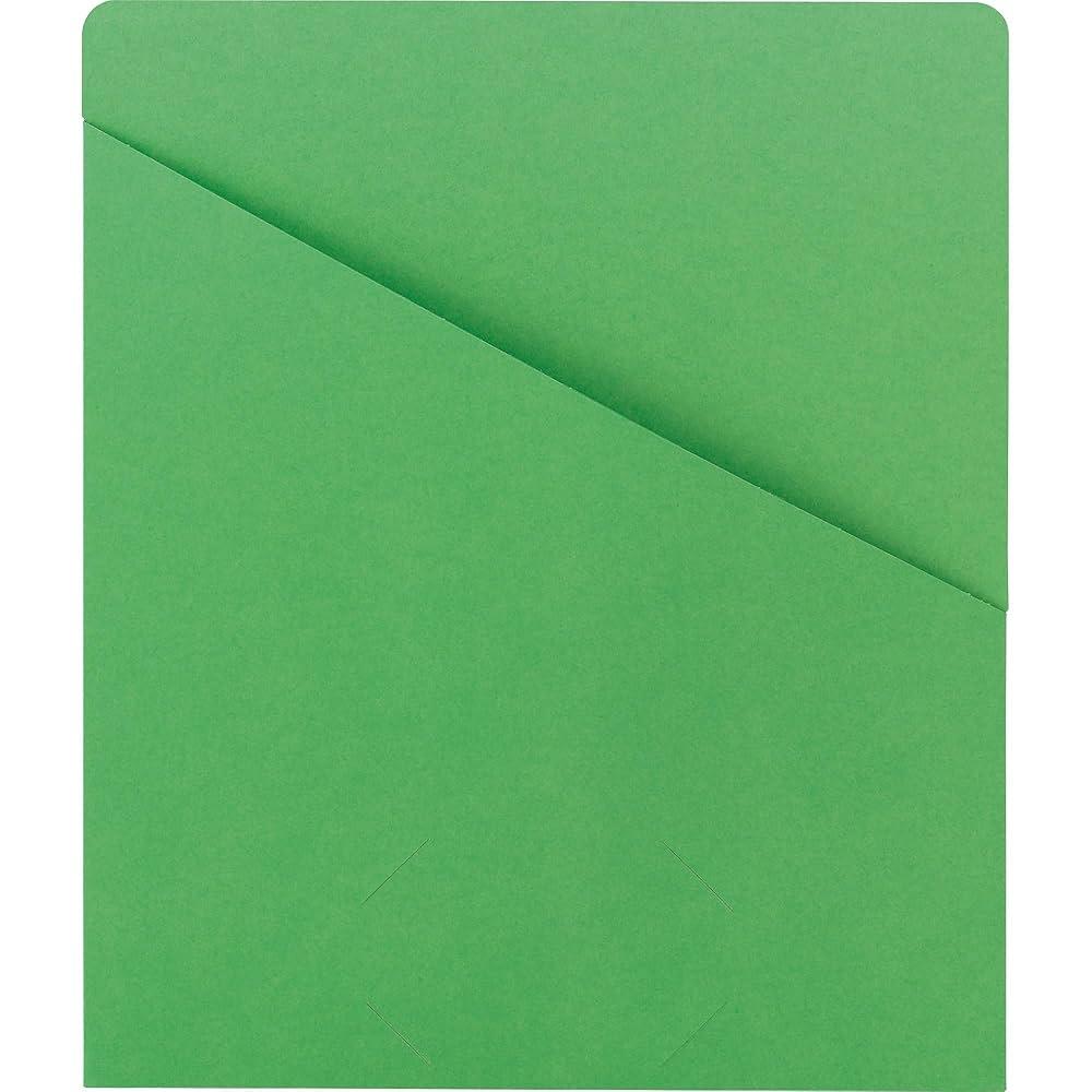 Smead Slash Jacket, Letter Size , Green