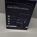 SHARDOR Electric Burr Coffee Grinder for Home Use, Coffee Bean Grinder for 32 Grind Settings, 40-Second Adjustable Timer, One-Touch Start & Cleaning Button, Black