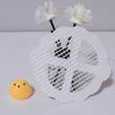 Disposable Drain Covers for Shower, 50 Pack - Shower Drain Hair Catcher, Bathroom Sink Drain Strainer,Disposable Drain Covers for Bathroom, Bathtub, Kitchen, and Sink(Square)