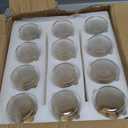 Tioncy 12 Pcs Religous Thank You Gifts for Women Appreciation Teacher Nurse Christian Religous Gifts 16oz Glass Cup with Bamboo Lids Straws Coffee Drinking Jars for Coworker