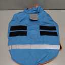 SUNFURA Dog Coats for Medium Dogs, Dog Winter Coat with Fleece Lining for Cold Weather, Warm Dogs Puffer Jacket Reflective Snowsuit with Leash Hole for Jack Russel, Boston Terrier, Turquoise M