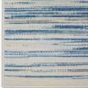Nourison Home Jubilant Blue 2' x 4' Area Rug - Easy Clean, Non Shedding, Bed Room, Living Room, Dining Room, Kitchen (2' x 4')