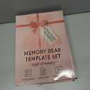 2 x 18in Memory Bear Patterns for Sewing - Memory Bear Bunny Acrylic Template Cutting Ruler Set - Gifts for Christmas Birthday Decorations