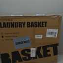 UAK Plastic Laundry Basket with Wheels & Handle, 110L Heavy Duty Foldable Laundry Hamper – Easy Clean Waterproof Rolling Organizer for Bathroom & Laundry Room, White