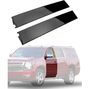 926-241 926-242, B-Pillar Trim Molding, Compatible with 2015-2020 GMC Yukon XL/Cadillac Escalade/Chevy Tahoe Suburban, Front Door Rear Applique, Driver&Passenger Side, Windshield Outer Moulding Kit
