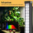 Vertical Grow Light, 72 LEDs Full Spectrum Light Bar, 5000K Wide Illumination Area Desk Light,1.4FT Stand Plant Lamp for Tall Houseplants, Tropical Plants, Foliage with On/Off Switch