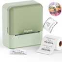 Joysea D2 Bluetooth Label Maker Machine, Portable Thermal Label Printer for Home, Office, Business, Easy-to-Use Sticker Printer (Green)
