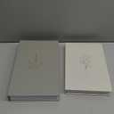 Set of 2 Decorative Books Boxes, Faux Books Stacked for Decoration for Coffee Tables Modern Home Bookshelves Decor, Fake Fashion Photo Storage Boxes(Sage Green Beige)