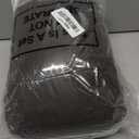 Sintuff Recliner Leg Rest Cushion Sofa Footrest Pillow with Cover Half Moon Bolster Pillow Under Knee Pillow for Sleeping On Back Alleviating Pain, 19.7 x 8 x 3.5 Inch (Coffee)