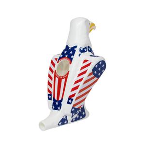 Freedom Funnel  Patriotic Eagle Beer Funnel with American Flag Design  60oz Capacity and Smooth, Fast Pour  Made in USA  Durable, Washable Plastic  Patriotic Party Starter