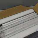 CCACC 2Pack 60 Inch Grow Lights for Indoor Plants, 48W 384 LED Full Spectrum Grow Light with 3/6/12H Timer, 3 Modes 5 Dimmable Standing Vertical Growing Lamp for Tall Plants/Greenhouse/Garden