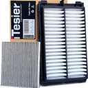 Engine Cabin Air Filter Kit for Tucson/Santa Cruz(2022-2025),Sportage(2023-2025),Sorento/Santa Fe(2021-2025),Sonata (2020-2025),NOT FOR HYBRID