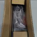 Heavy Duty Adjustable Double Curtain Rod for Windows 48 to 84 Inches  1 Inch Diameter Decorative Rods with Maple leaf Finials & Sturdy Brackets for Living Room, Bedroom  Easy to Install, Bronze