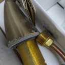 Delta Arvo Brushed Gold Faucet 3 Hole, 8 Inch Widespread Bathroom Sink Faucet for Vanity, Push-Pop Drain Assembly, Champagne Bronze 35840LF-CZ