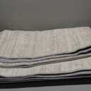 LEKEEPGO Ultra Thin Indoor Door Mat 24"x47", Low-Profile Door Mat Indoor Entrance, Non Slip Rubber Backing Inside Doormat Washable Welcome Front Entryway Dirt Trapper Entry Mat, Khaki