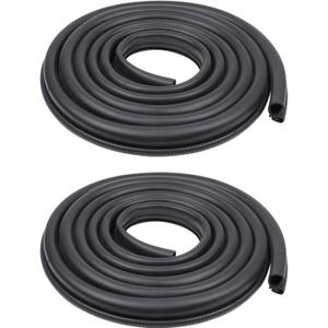 ApplianPar Left and Right Pair Set Rubber Door Weatherstrip Seals for Chevy GMC Pickup Truck Blazer Jimmy Suburban